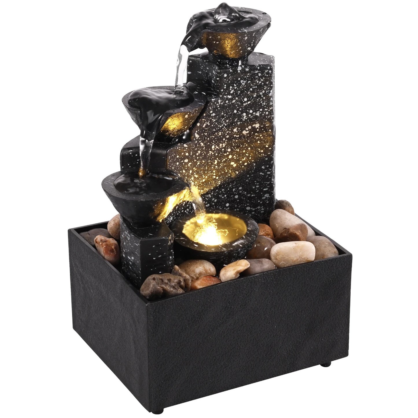 Serene Cascading Tabletop Fountain – A Thoughtful Mother’s Day Gift