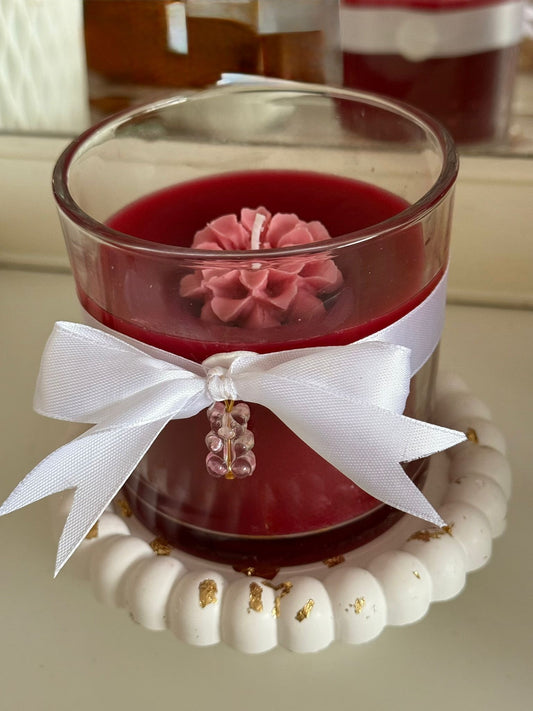 Elegance in Bloom- HANDMADE Luxury Candle