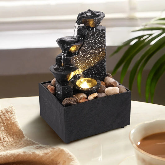 Serene Cascading Tabletop Fountain – A Thoughtful Mother’s Day Gift