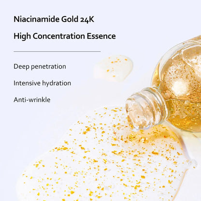 24K Gold Skincare Set – Anti-Aging Serum & Collagen Eye Cream