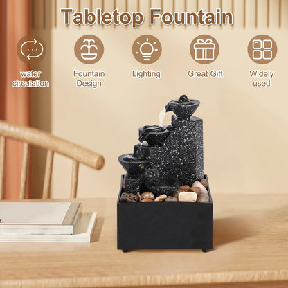Serene Cascading Tabletop Fountain – A Thoughtful Mother’s Day Gift